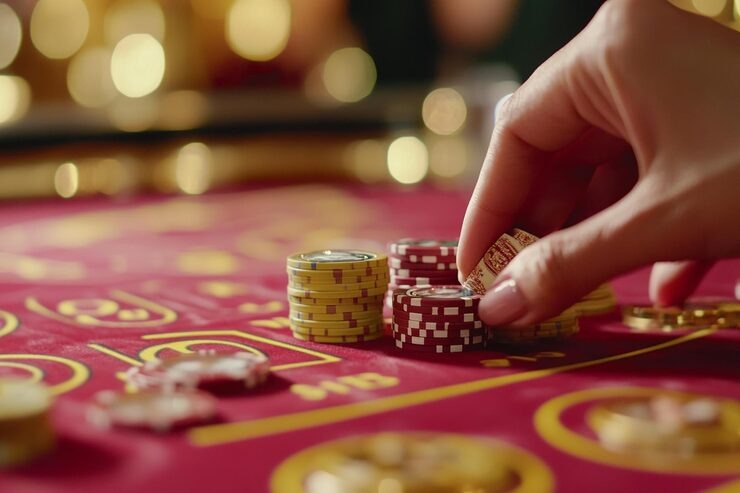 grafikjitu live roulette table with multi-angle camera feed and betting layout on mobile phone
